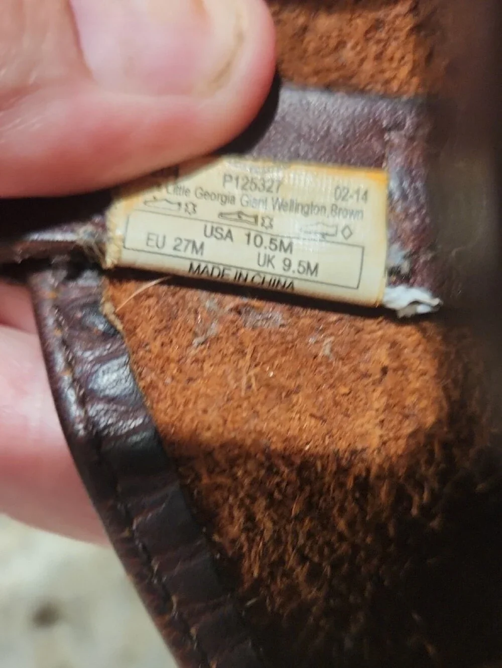 Brown Leather Children's Georgia Boots